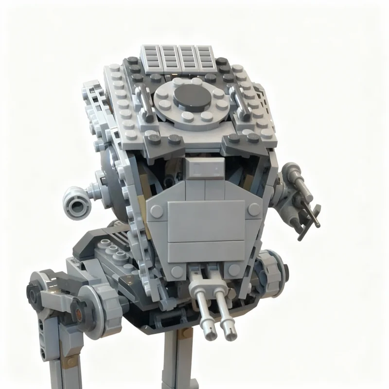 

586PCS MOC Space Battle At St Mod V2 Model DIY Creative Assembly Bricks Home Decor Display Birthday Gift Collectible Building
