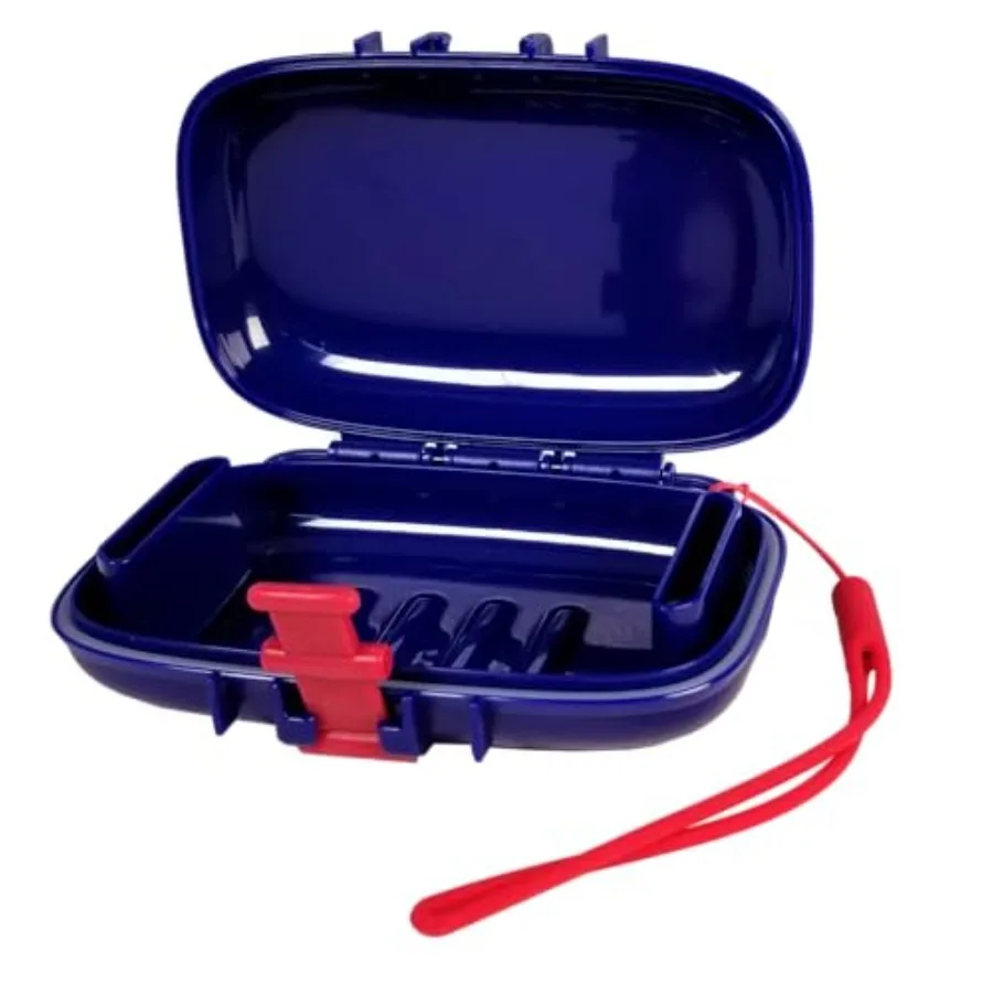 

Carry-Dri EZ Travel Bar Soap Container and Dish - Dries with Patented Air Vents - Durable Leakproof Soap Holder - Compact Soap