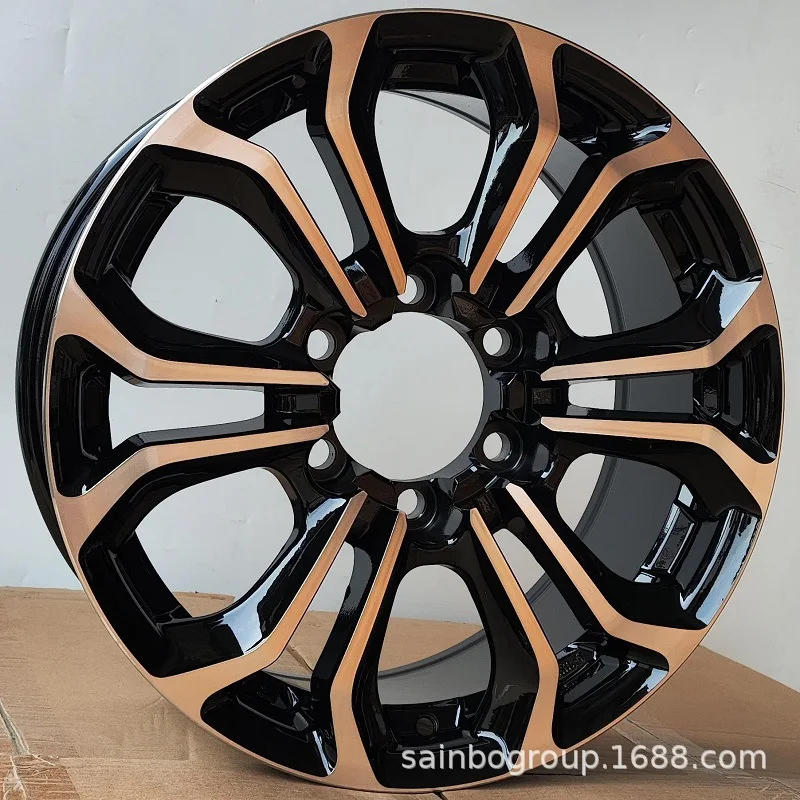 

Suitable for F91FBX198 17x7.5 6x139.7 black car surface, Shengbo, car modified aluminum alloy wheels