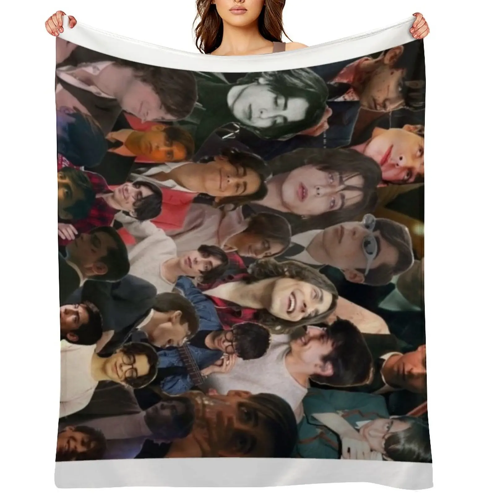 

aiden gallagher collage Throw Blanket Kid'S Large blankets ands Soft Beds Blankets