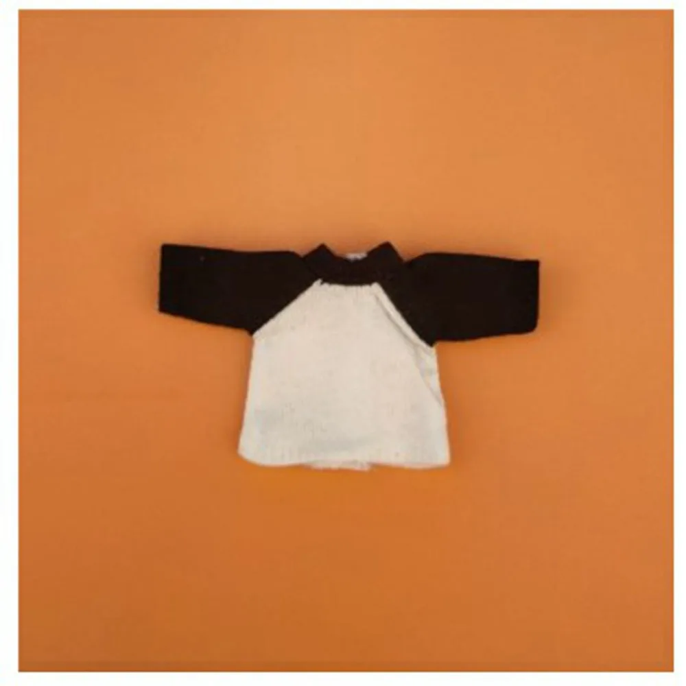 

Fashion Long Sleeved T-Shirt Casual Wear 10 Styles Doll Basic Color T-shirt Tops Gift Toys for 1/11 ob11 Dolls/1/12 Bjd Dolls
