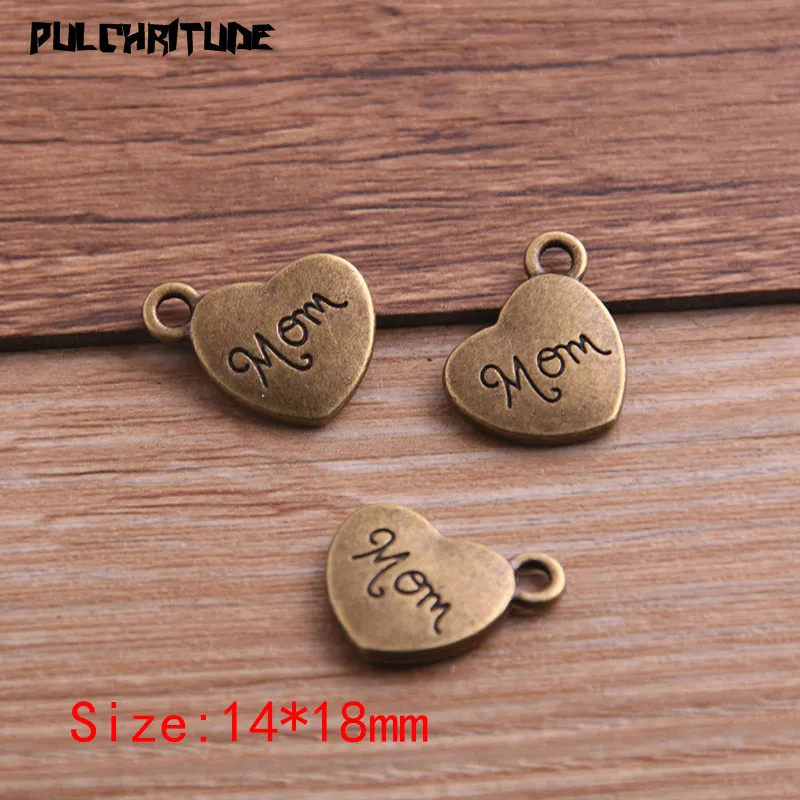 10PCS 14*18mm Three Color Metal Zinc Alloy Letter \