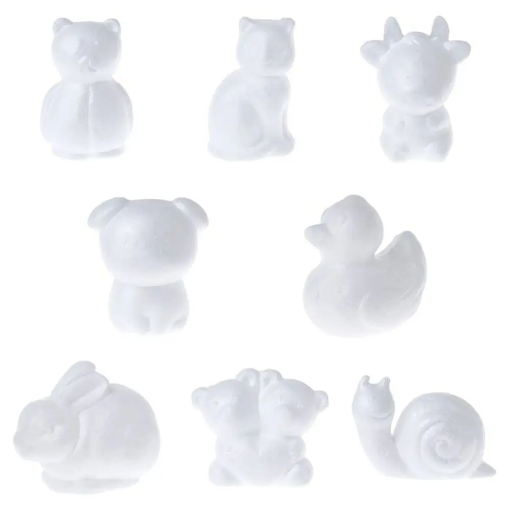 Crafts Party Supplies Christmas Gifts Styrofoam Animals Shape Foam Balls White Polystyrene