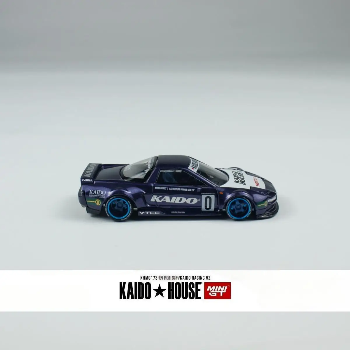 TSM MINIGT KAIDO HOUSE 1:64 KHMG173 nsx Kaido Racing V2 Paars gegoten Legering Model Auto Collectie Gift