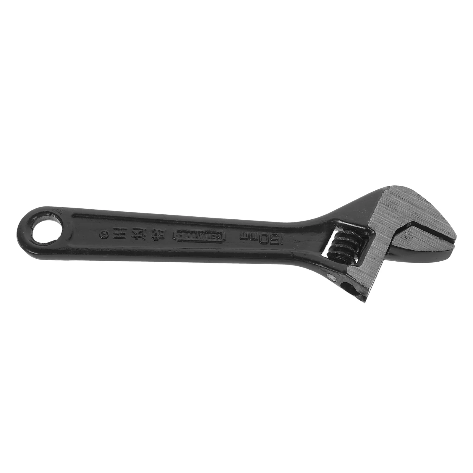 

1Pcs Large Opening Adjustable Wrench Black Sturdy Universal Spanner Multi-Function Repair Tool Durable Comfortable Grip