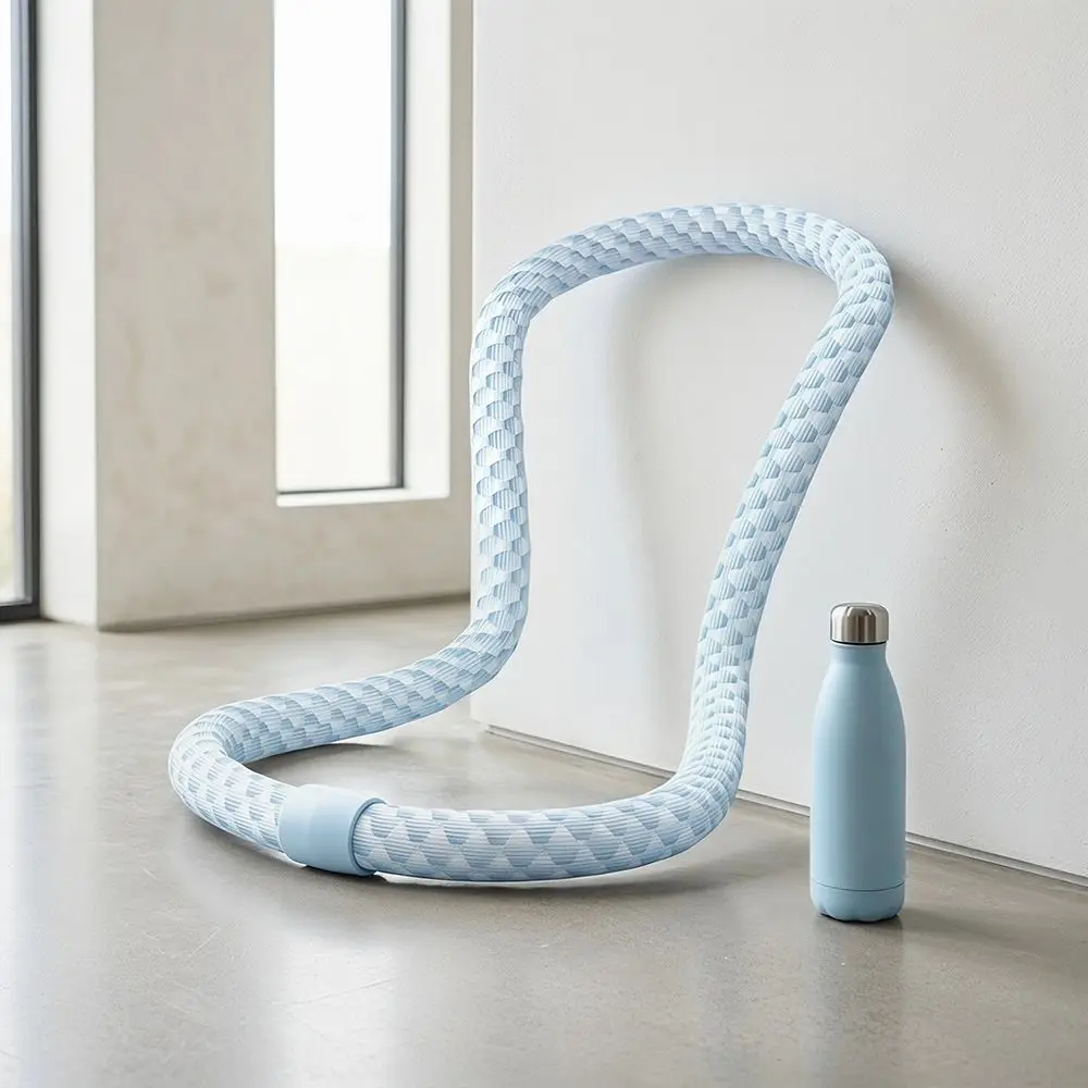 New Ice‑Beans Soft Spring Hula Hoop, Waist‑Friendly Silent Weighted Hula Hoop for Tummy Toning & Body Shaping