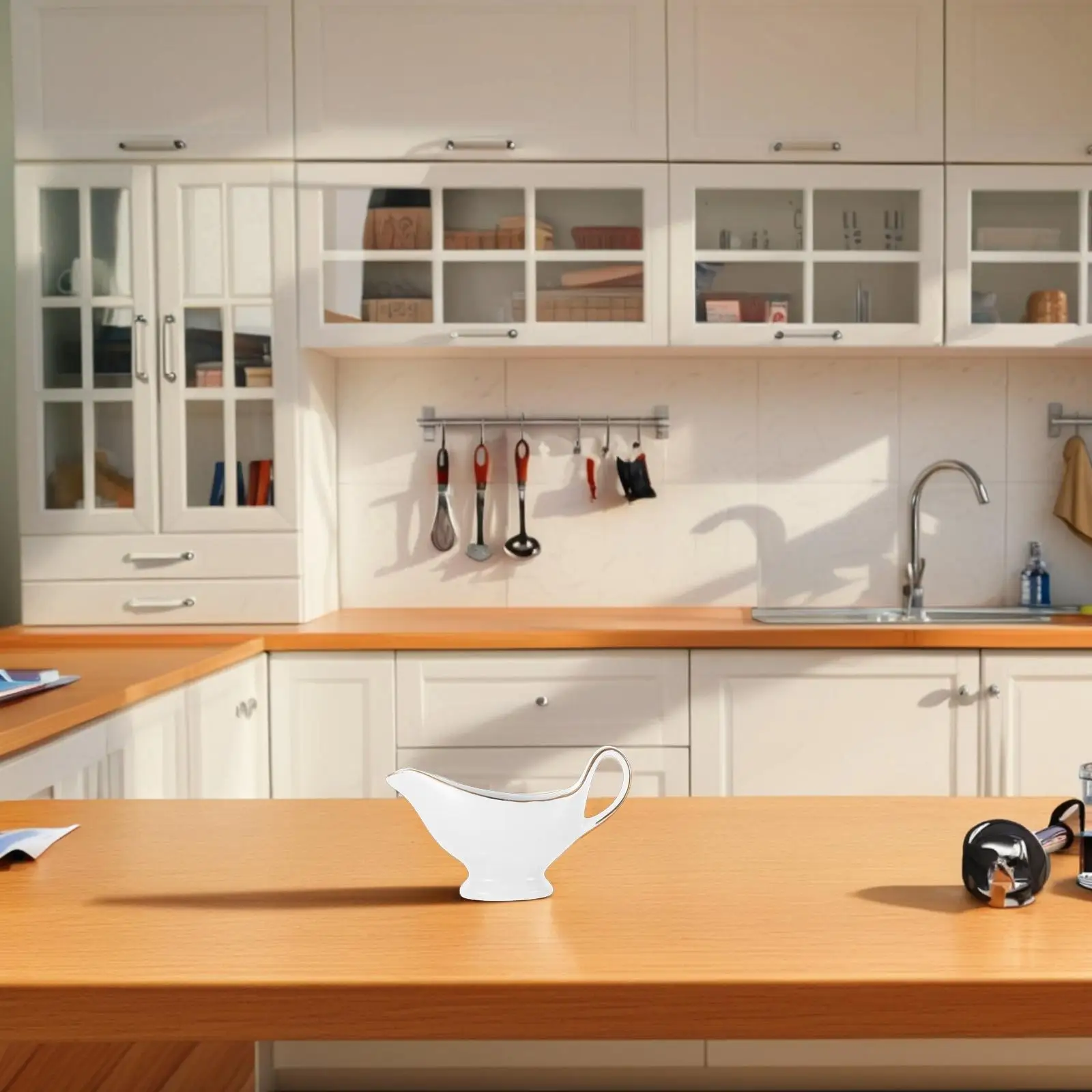 الذهب حافة المرق قارب السيراميك صلصة إبريق لوازم المطبخ المنزل الصحن التوابل الحاويات الطعام بار اكسسوارات الخزف