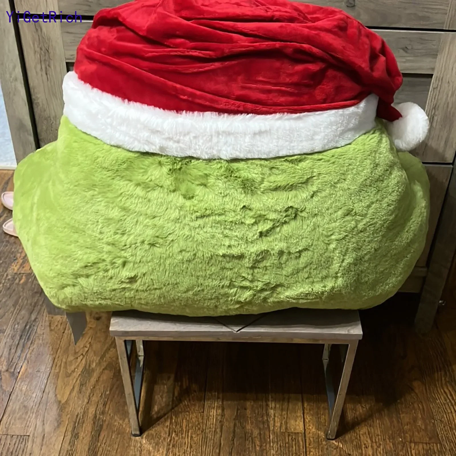 Christmas Plush Green Pillow Creative Gift Holiday Atmosphere Pillow Festival Decoration Ornament Christmas Gift 2024 New Yi