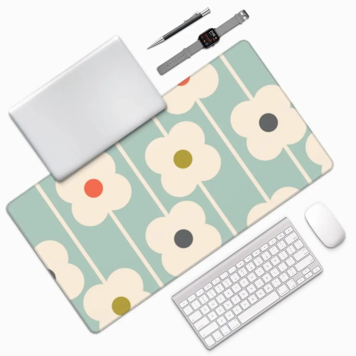 

Orla Kiely Multi Stem Large Mouse Pad Computer Keyboard Mouse Mat Gaming PC Laptop Desk Mat Office Accessories Table Mats
