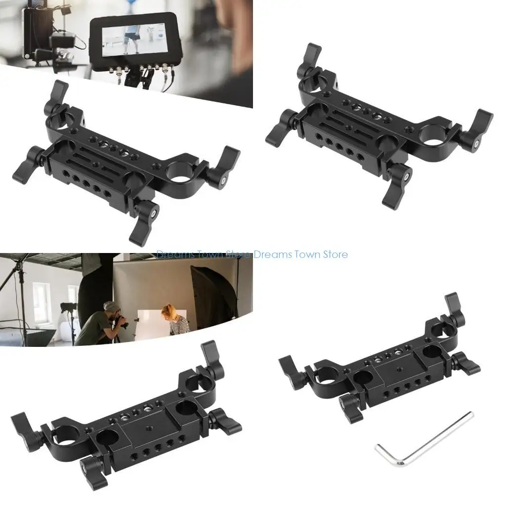 

HX6A Professional Two Tube Clamp Converts 19mm to 15mm for Camera and Photography