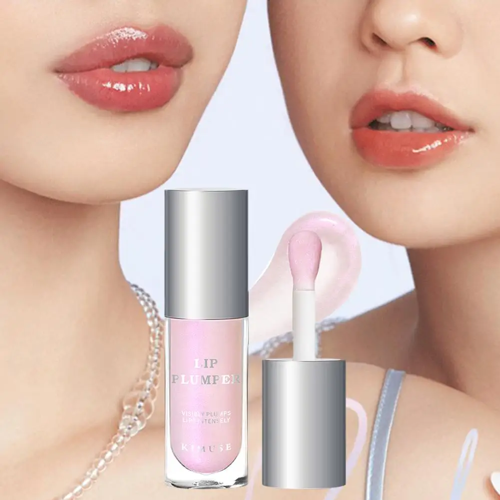 Lip Plumper Liquid Mirror Water Light Glass Moisturizing Transparent Gloss Lip Lip Makeup Glaze Lip Lip Plumper