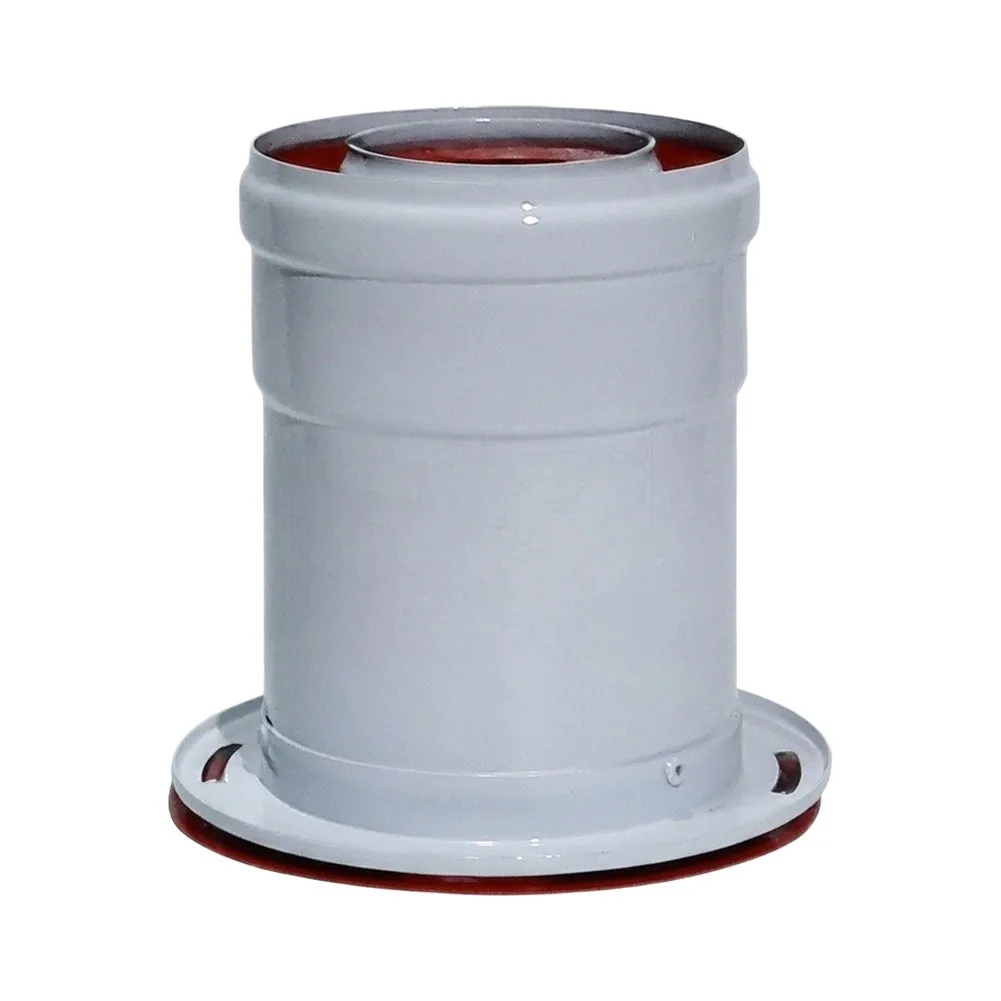 PP Plastic Boiler Flue Accessory 15/15/15cm for Wall Mounted Units Optimized Geometry to Enhance Smoke Extraction Efficiency