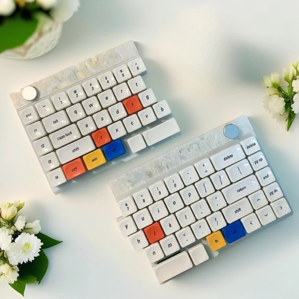 Time Themed Keycaps Customied PBT Artisan Point Keycap Short Axle Complete Set of Keycaps Cute Mechanical Keyboard  Accessories