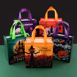 Trick or Treat,Halloween,Pumpkin,Party Supplies,Skeleton Design,Candy,Cookie,Pack,Non Woven Gift Bags,12/30pcs