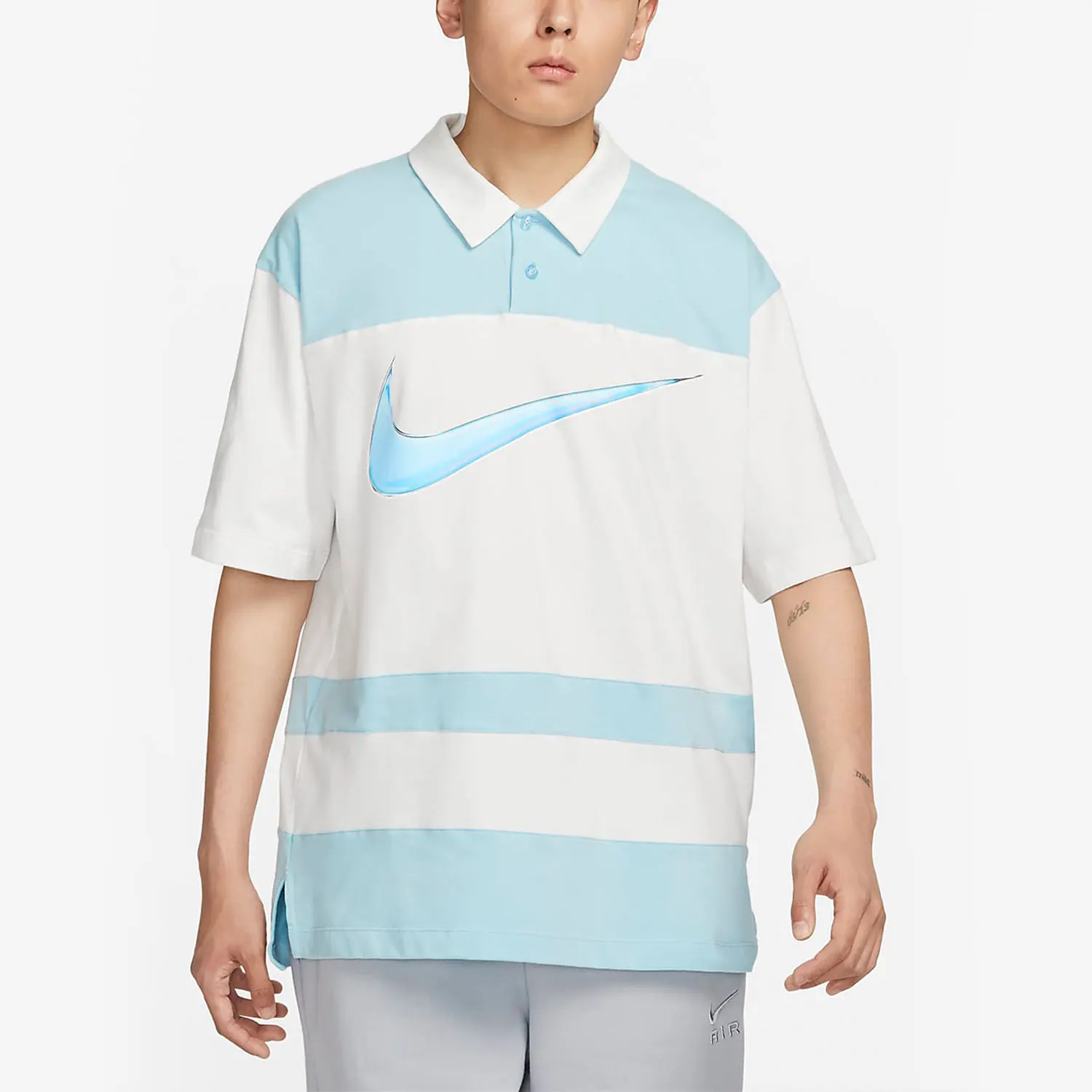 

Оригинальная летняя мужская дышащая рубашка поло Nike FN3694-124