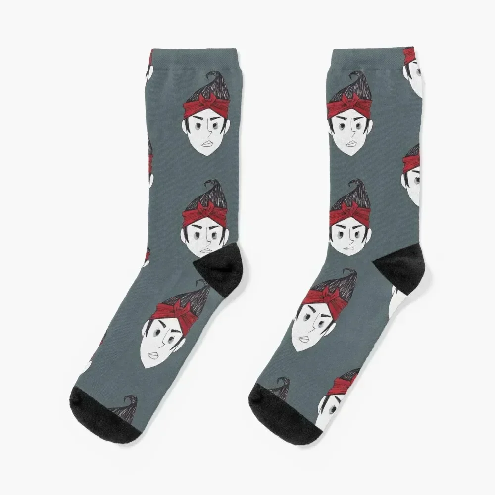 Winona Don't Starve Fanart Socks Non-slip designer brand cartoon custom Socks Woman Men's