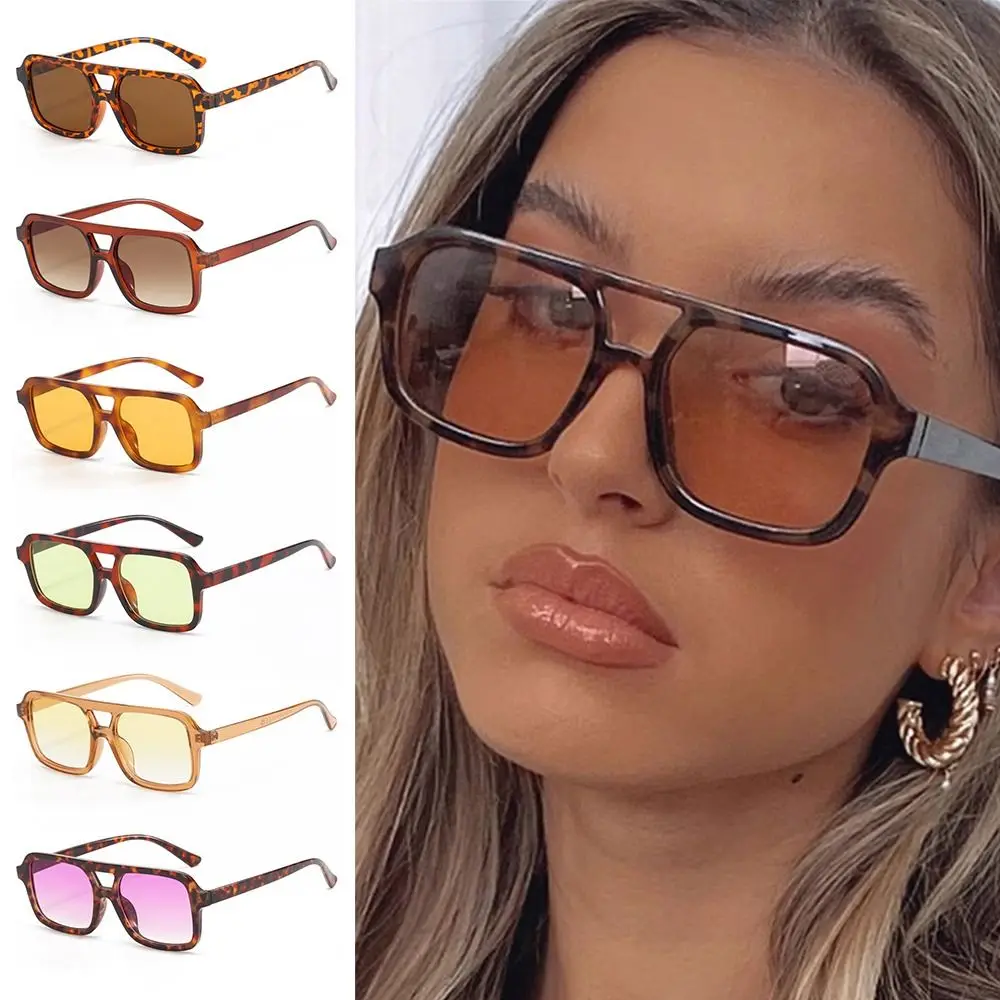 

Солнцезащитные очки с леопардовым принтом UV400 для мужчин и женщин