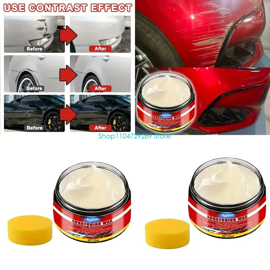 D8KE 35Ml/55Ml Car Scratch Remover Car Maintenance Accessories Car Paint Scratch Polishing Wax Car Scratch Repairing Paste