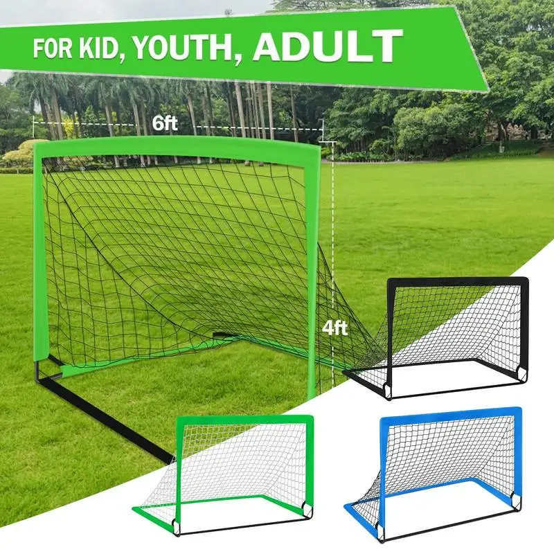 Kids Soccer Goal Football Goals for Backyard Portable Soccer Goal Kids Football Target Net for Playground Backyard Indoor