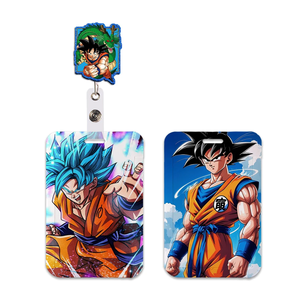 

Hot Selling Japanese Anime Work Card Holder Work Permit Name Badge with Keychains Student Id Card Lanyard Holder Accessories