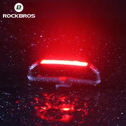 Rockbros mtbバイクリアチューブライト防水自転車ライト30 led 3モードサイクリングテールライト安全警告ランプusb充電式