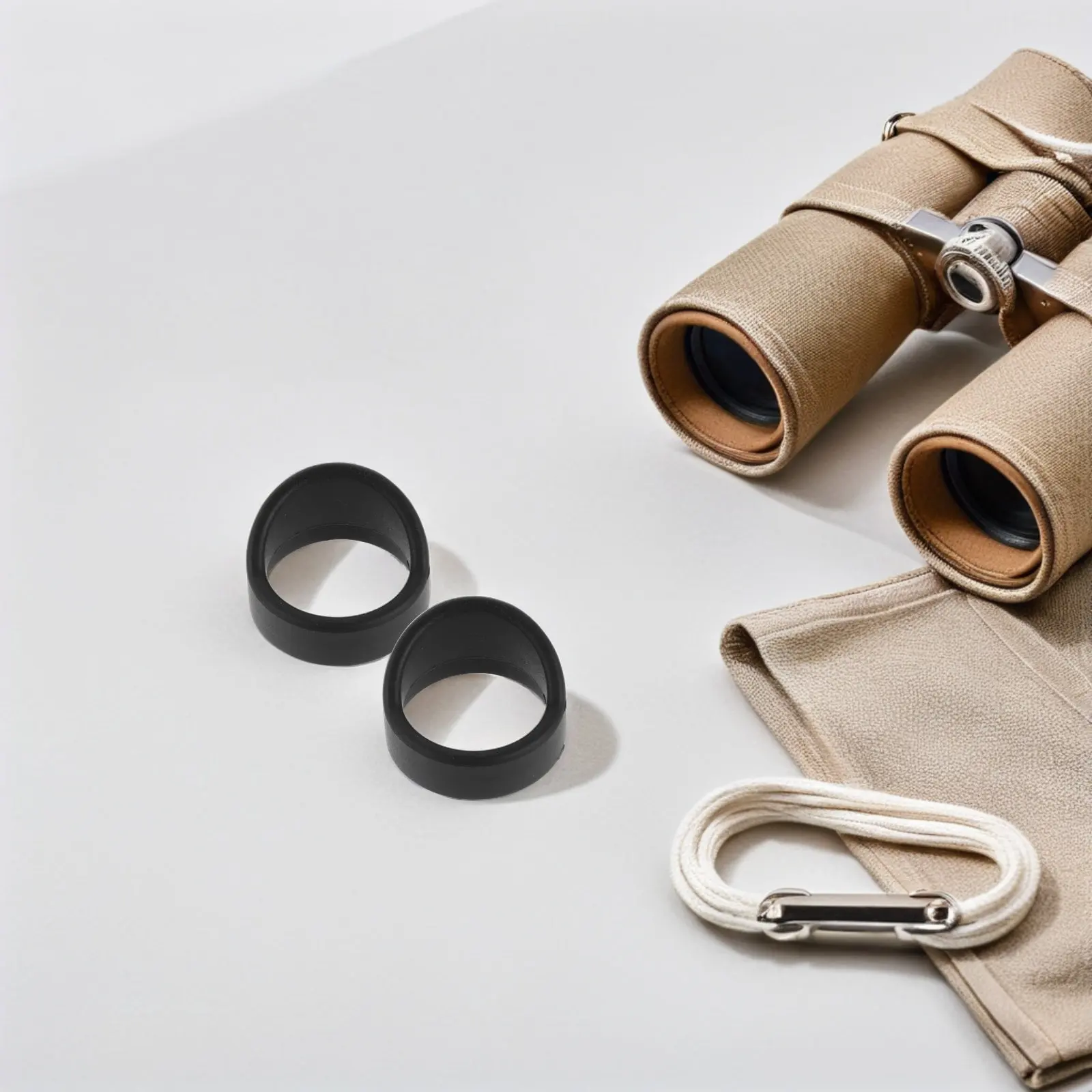 2Pcs Microscope Rubber Eyecups Binocular Eye Cover Replacement Anti-Glare Eyepiece Protector for Telescope Accessories