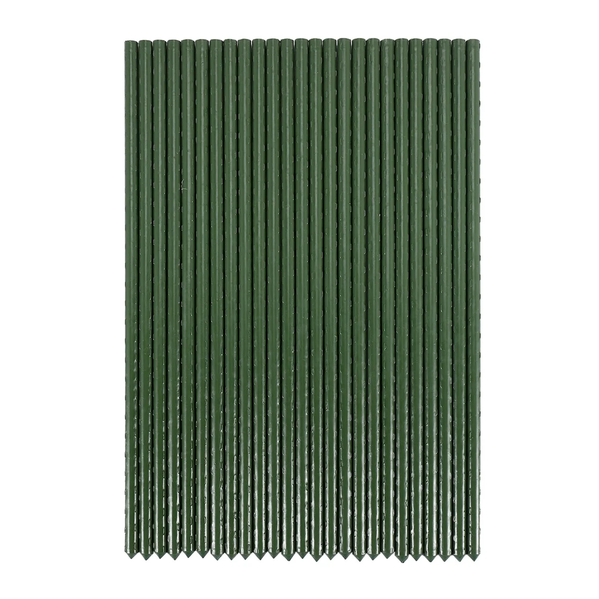 

ABKO-25 Pack Garden Stakes Metal Plastic Coated Plant Cage Supports Climbing for Tomatoes,Trees,Cucumber,Fences,Beans,40cm