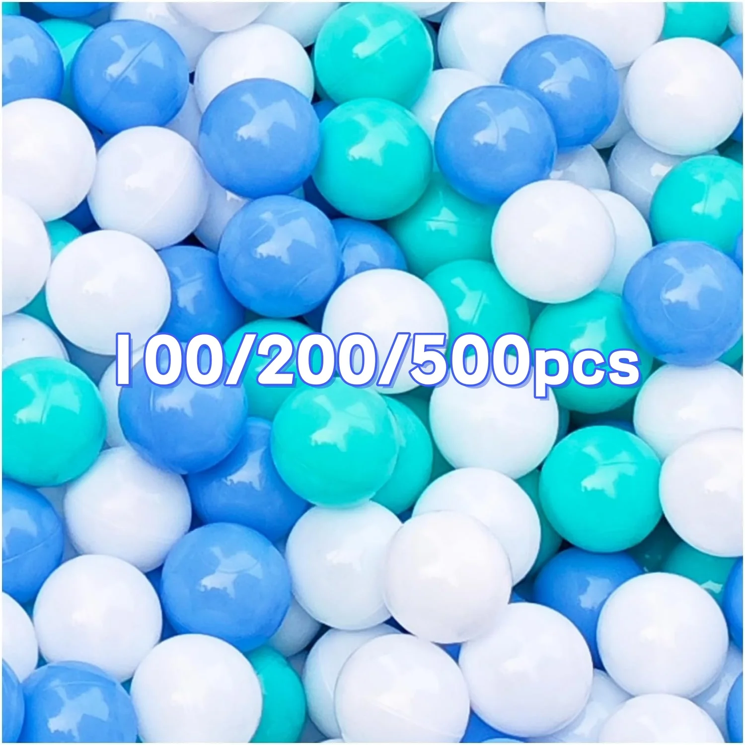 55mm Ball Pit Balls BPA Free Crush Proof Plastic Toy Balls Children's Pool Water Toys Macaron Ocean Balls for Play Tent