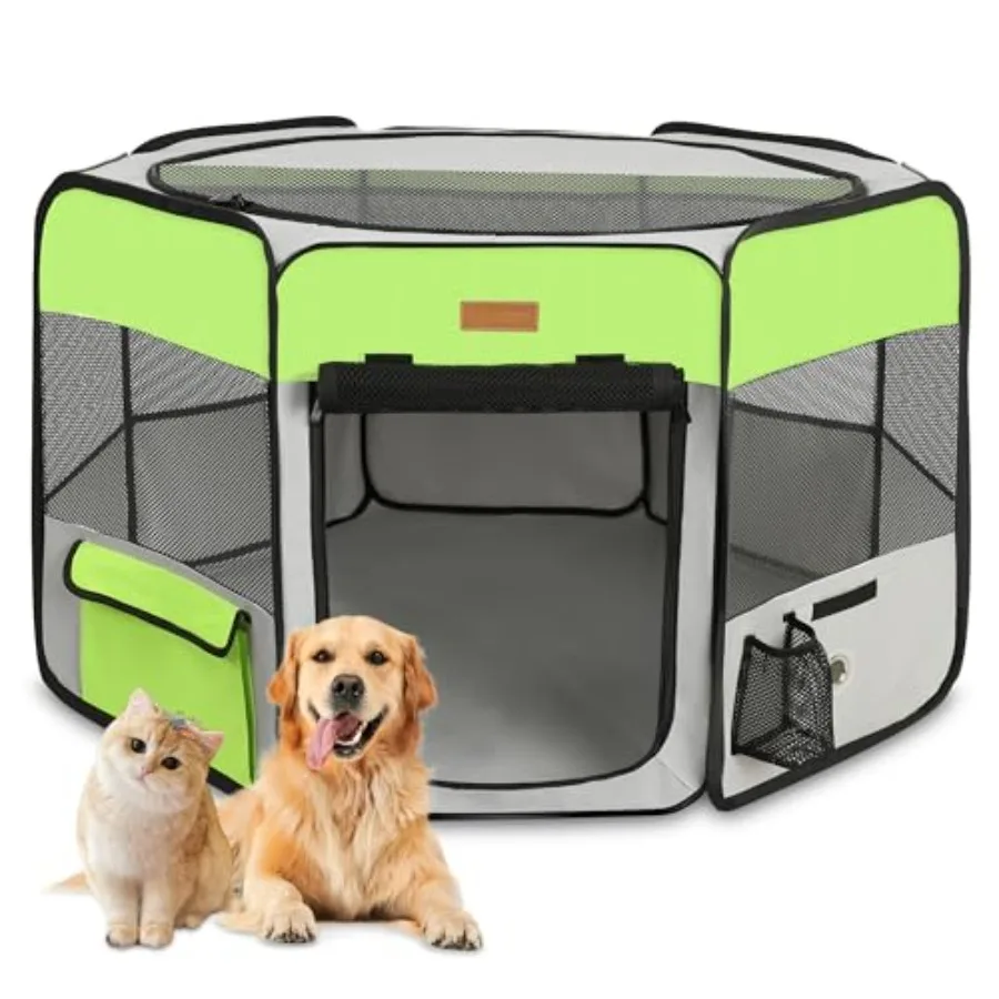 

Портативный манеж для собак, кошек, щенков, кроликов, кур, складной, большой вместимости, для дома и улицы, для путешествий