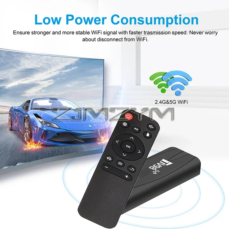 TV98 Mini TV Stick HD 4K Video Android 12 HD Smart TV Box Set Top Box 8GB 16GB 128GB