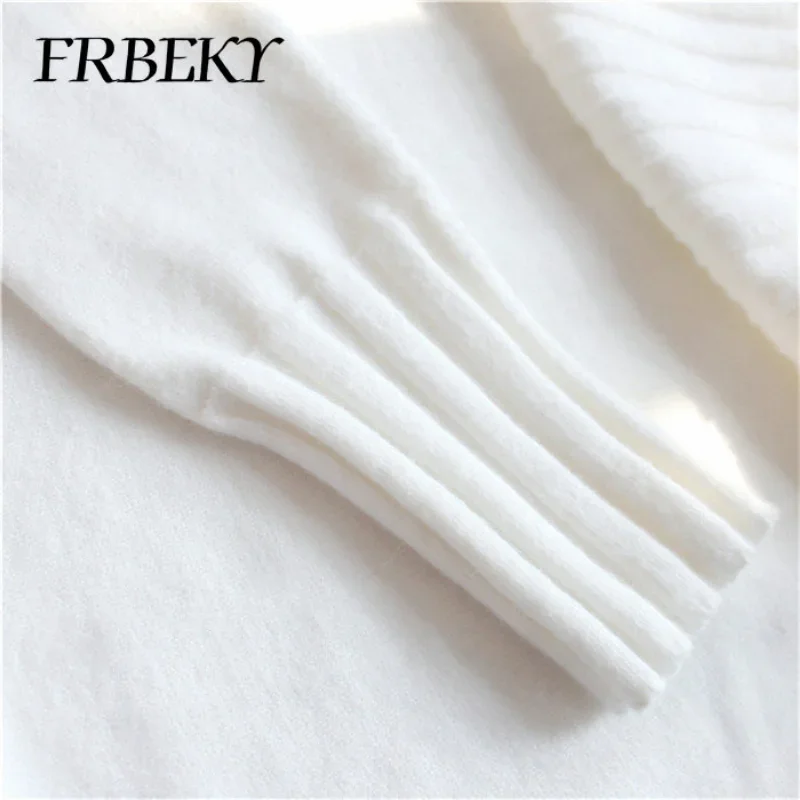 Maglione da donna New Lazy Wind maglione Pullover collo alto tinta unita maglia Bottoming Shirt maglione oversize moda coreana