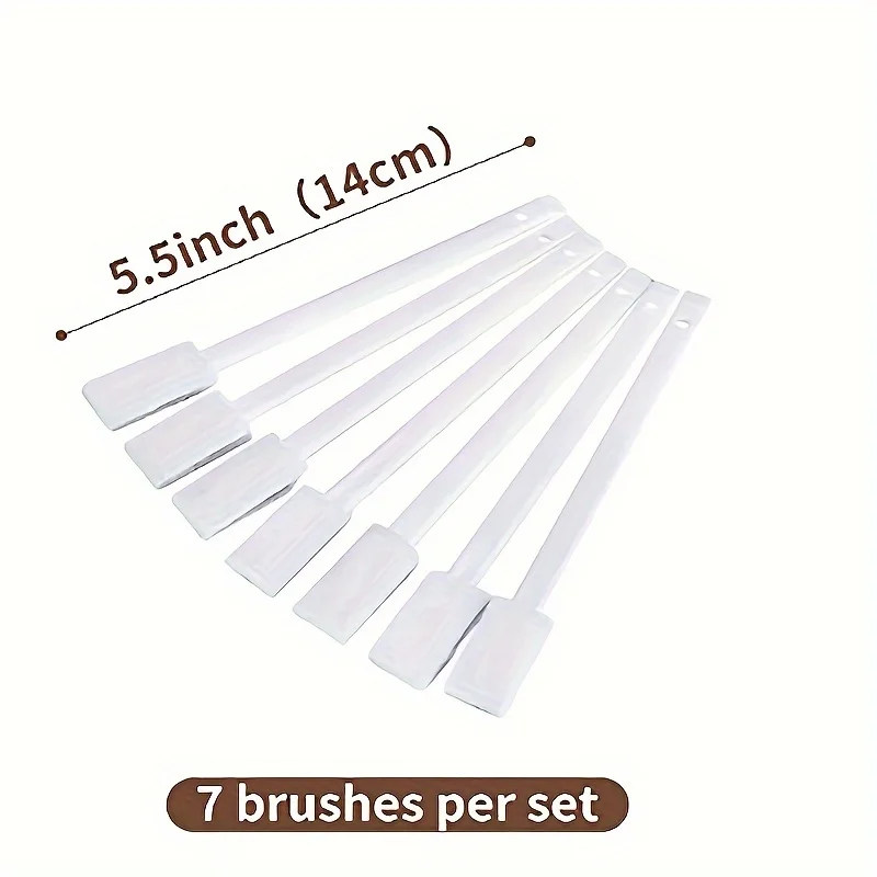 7pc Multifunctional Gap Edge Cleaning Brush - For Door Keyboard Slot Gap Dust Window Toilet Cleaning Tool Brush