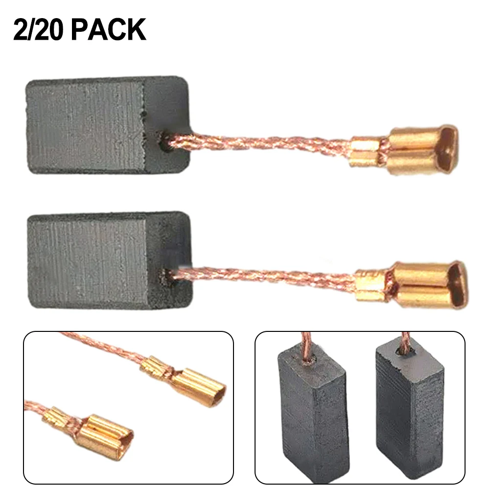 

2/20pcs Carbon Brushes For Grinder GWS 660 GWS660 670 GWS6-100 5x8x15mm 1607014145 Power Tools Replacement Accessories