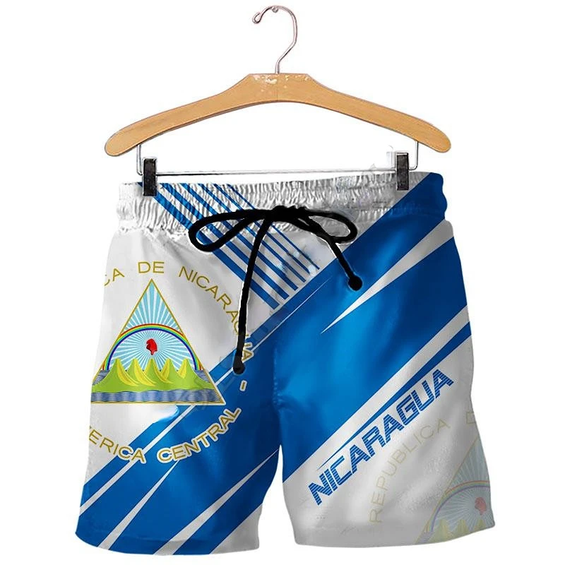 Beach Shorts Argentina Brazil Mexico Flag 3D Print kids Casual Beach Shorts Fashion Streetwear Short Pants Trousers Clothing