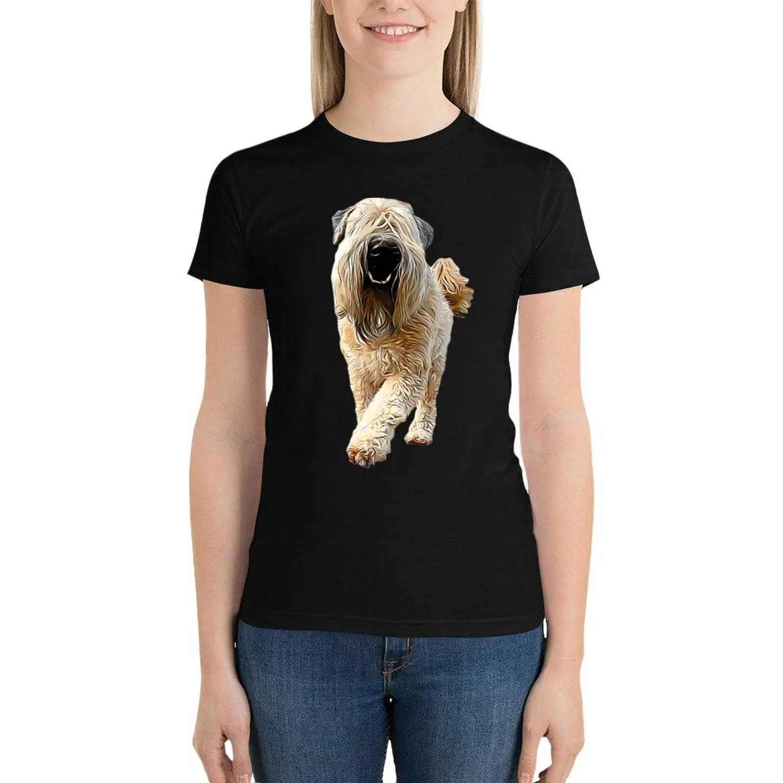 Wheaten Terrier - Soft Coated Wheaten Terrier Dog T-Shirt kawaii clothes tees aesthetic clothes Women's tops