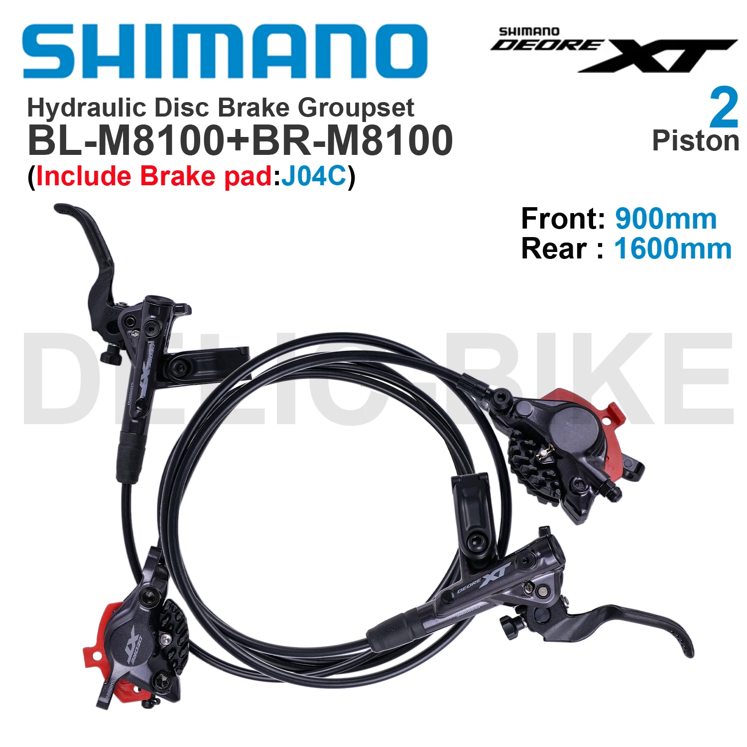 AliExpress Shimano XT M8100 Hydraulic Brake Groupset BL-M8100 BR-M8100 2 Piston BR-M8120 4 Piston Bicycle Disc Brake for MTB mountain Bikes