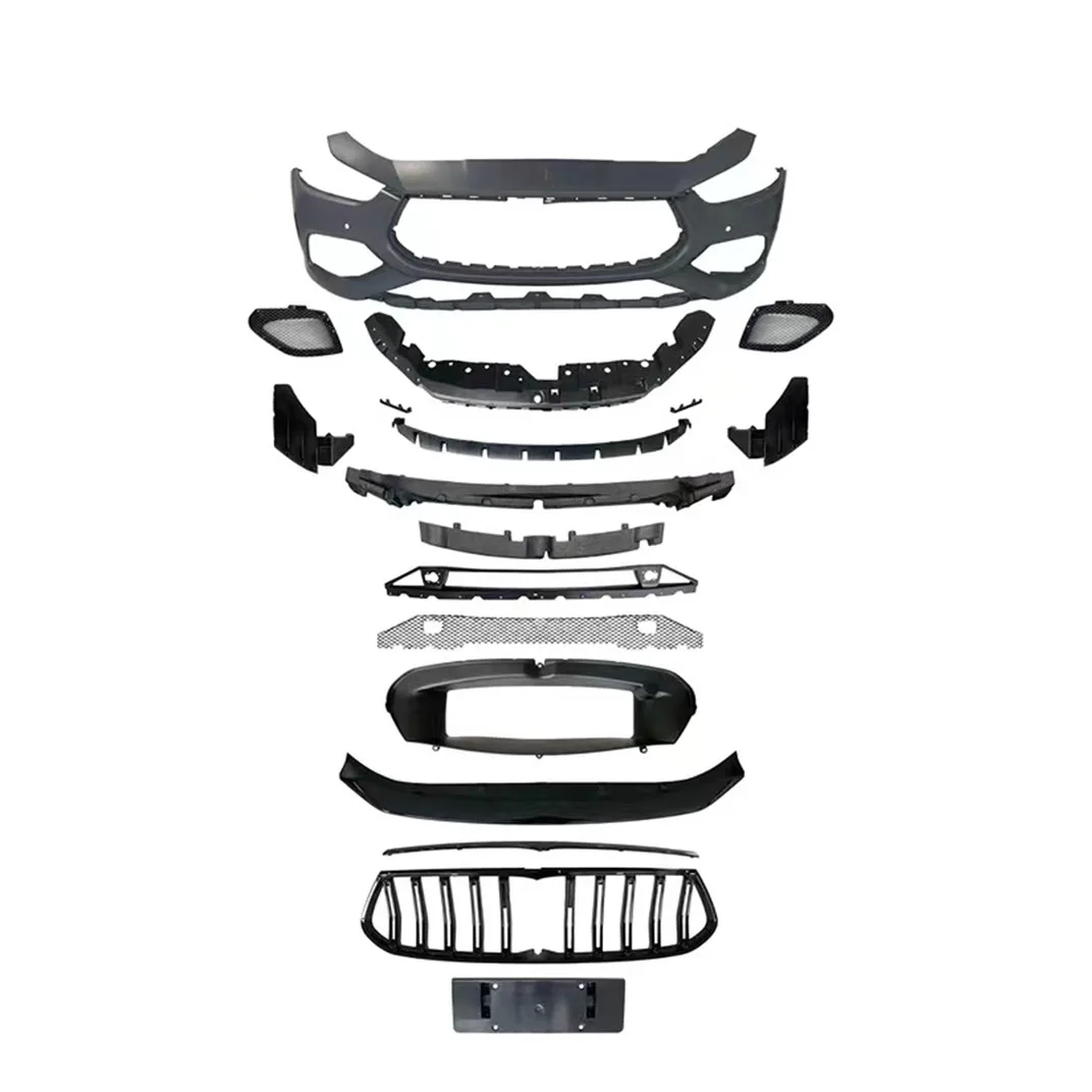 

Suitable for Maserati Ghibli 2014- Upgraded New PP Material Front Bumper Rear Bumper grille car body kit