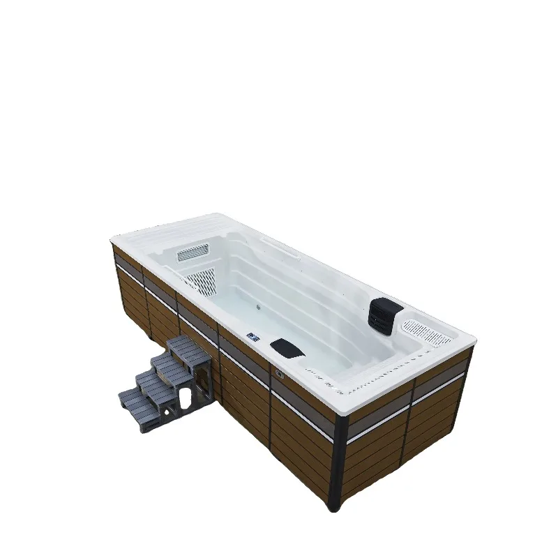 Luxurious 6 Persons Outdoor Swimming Spa Pool Acrylic Whirlpool Hydro Air Blower Bubble Massage Hot Tubs