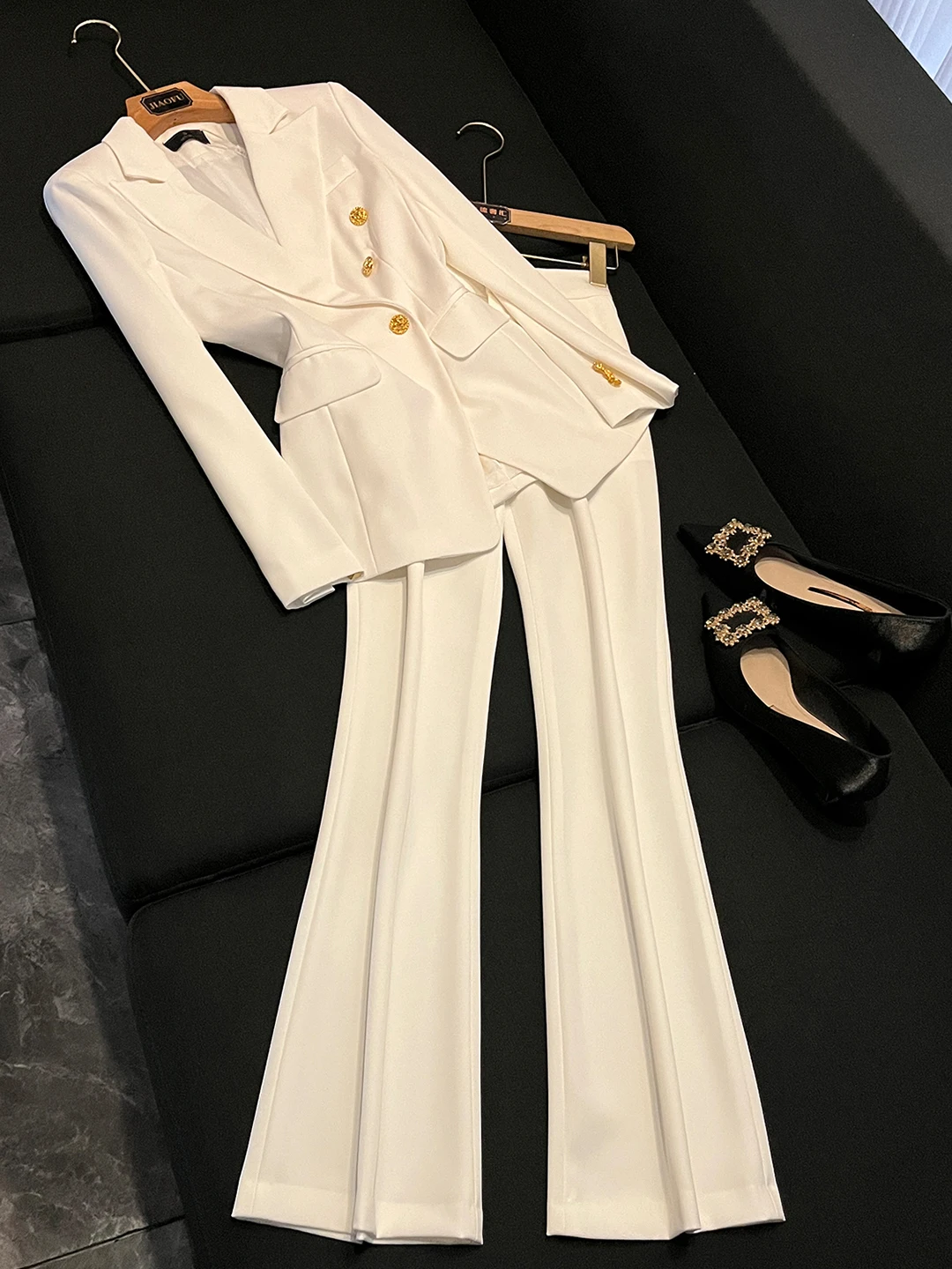 

Ele, осенне-зимний розовый длинный костюм-свек, джерси, женские брюки, юбка, комплект из футболки Sli OK20, женский ансамбль