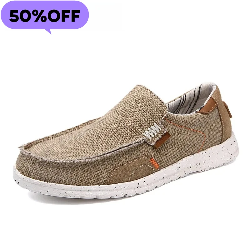 

New Men's Vulcanize Shoes Fashion Canvas Shoes Men Breathable Casual Flats Shoes Outdoor Male Sneakers Loafers Zapatos Hombre
