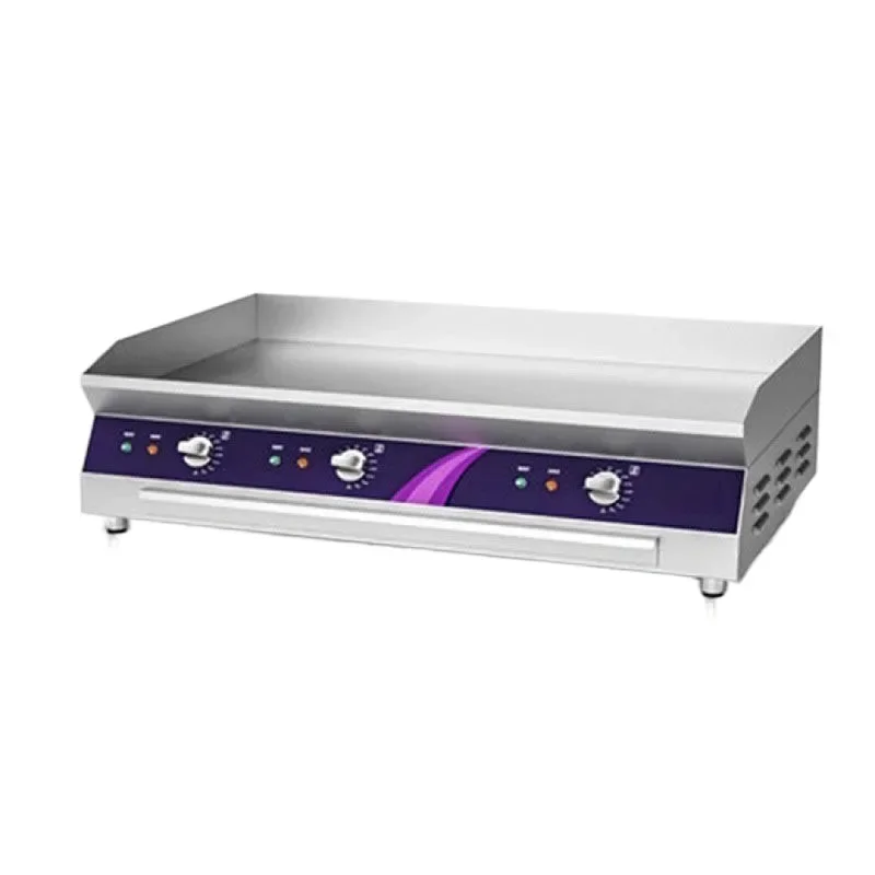 EG-900 Large Size Table Electric Flat Grill Stove Stainless Steel Plate  Fried Rice Fried Steak And Squid