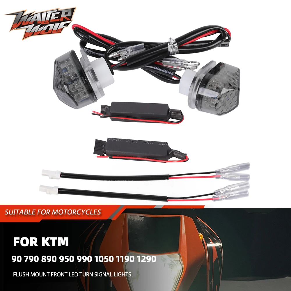 

Светодиодный указатель поворота заподлицо для 690 790 890 950 990 1050 1190 1290 SMC Enduro R Duke R/L Adventure R/S Super Duke/R/RR/GT