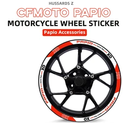 Per CFMOTO Papio XO 125 XO-1 2023 adesivi ruota moto cerchio strisce mozzo decalcomania nastro Accessorise impermeabile per CFMOTO XO PAPIO