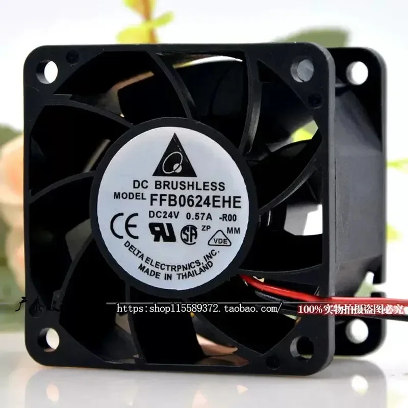 Replacement Fan for Delta FFB0624EHE 24V 0.57A 60mm 3-Wire 3