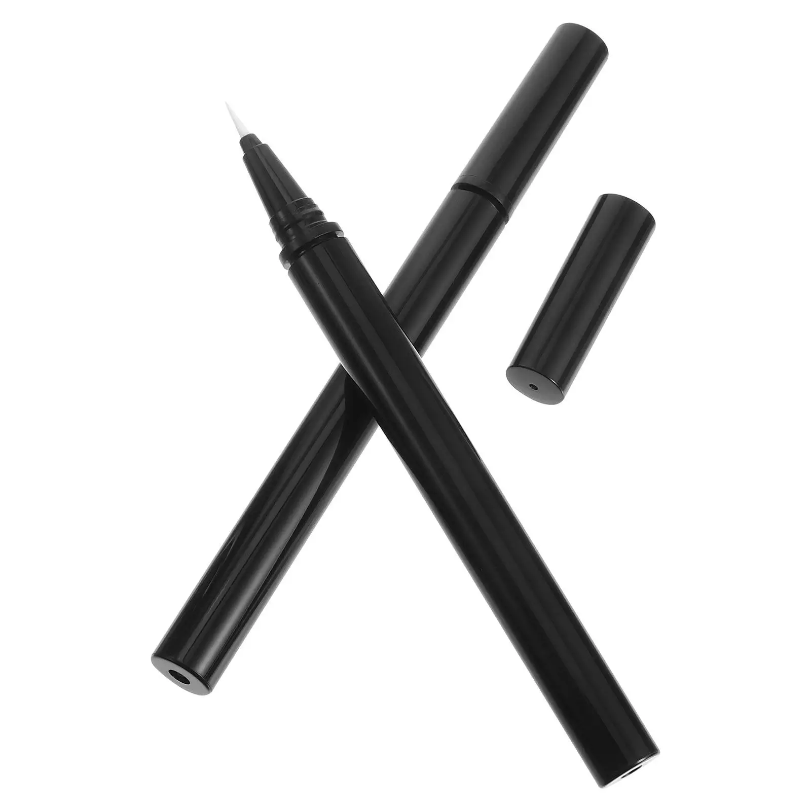3Pcs Mini Empty Eyeliner Tube Set Refillable Liquid Eyeliner Container DIY Brush Tips Travel Use Empty Eye Liner Tube