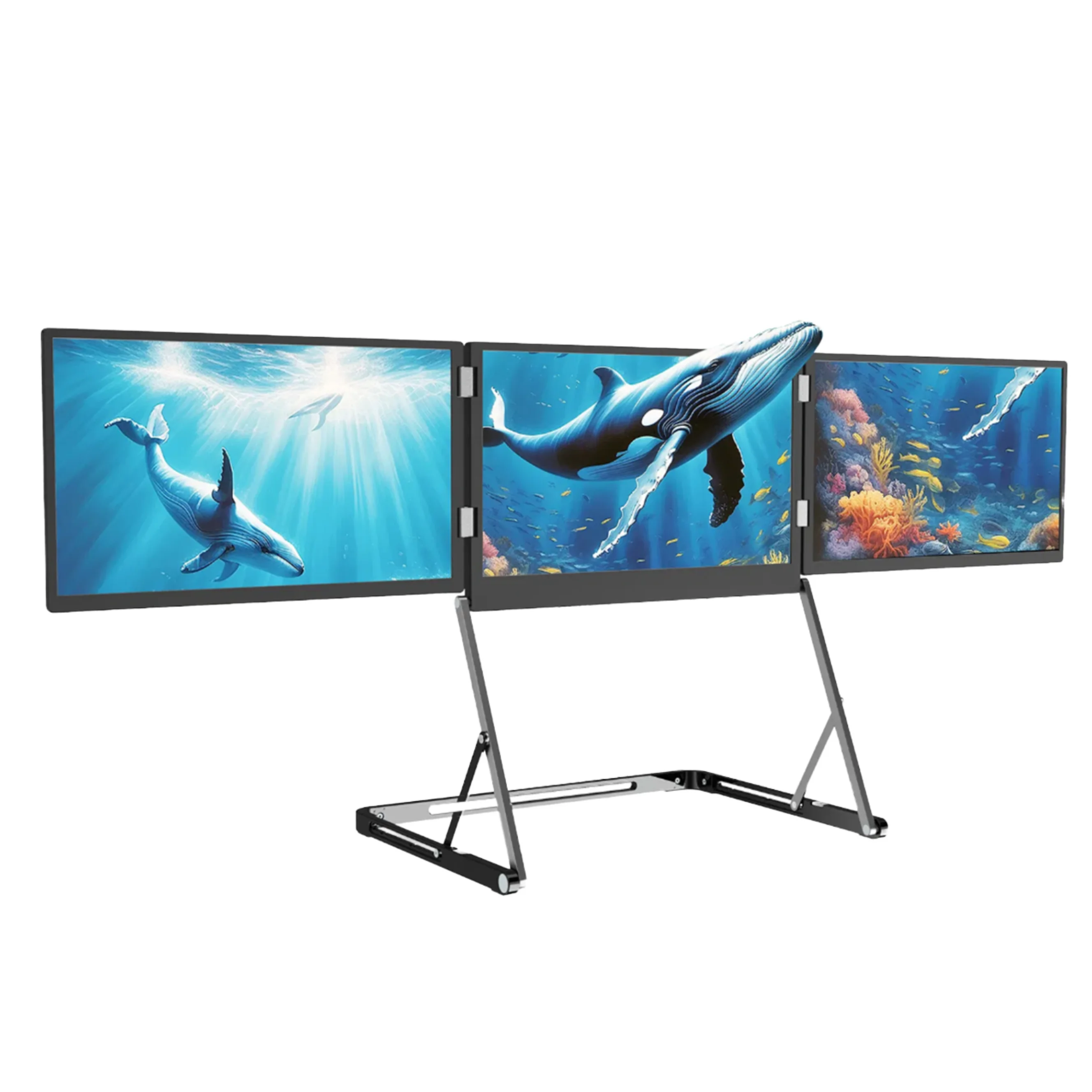 

Торговый экран 15,6-дюймовый ЖК-дисплей с удлиненным тройным экраном 1080p Quad Extender для ноутбука