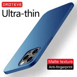 For iPhone 16 15 14 13 12 11 Pro Max Case ZROTEVE Luxury Slim Frosted Hard PC Cover On iPhone16 Plus iPhone12 Mini Phone Cases