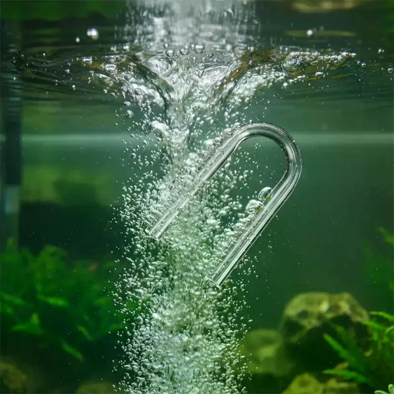 5Pcs U Shape Tube Acrylic Aquarium Connector Fish Tank Air P