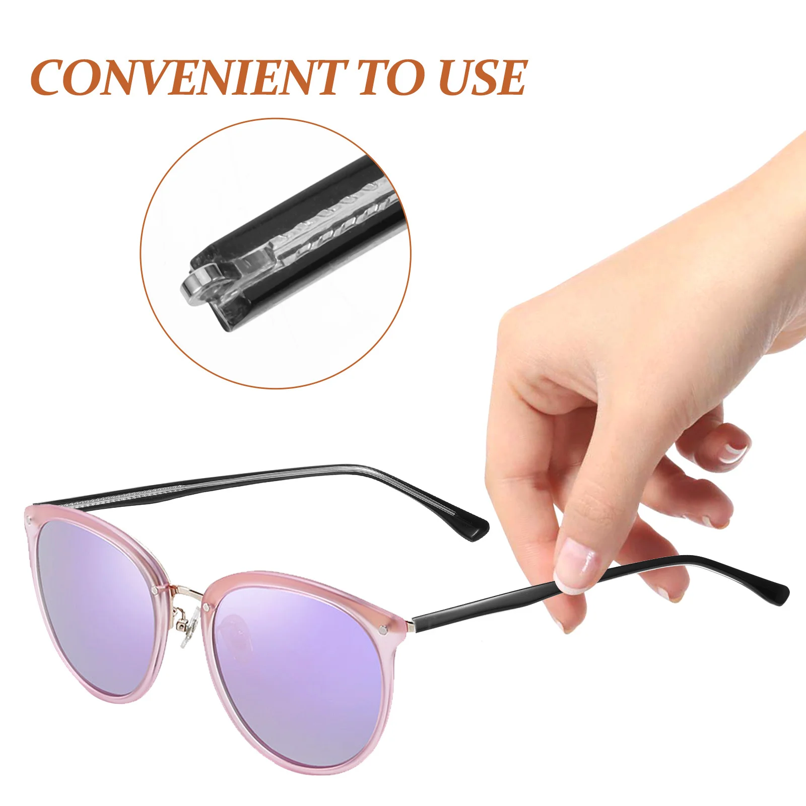 

1Pair Glasses Arm Legs Replacement Universal Eyeglasses Temple Strong Plastic Metal Build Simple Elegant Design Safe Comfortable