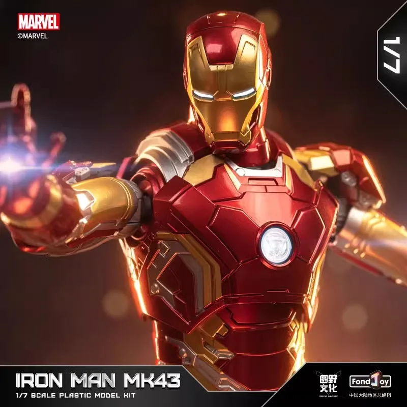 Nieuwe 1:7 Originele Fondjoy Iron Man Mk42 Mk43 Mk46mk5 Mk6 Mk7 Diy Speelgoed Action Figure Tony Stark Legend Collection Anime Model Geschenken